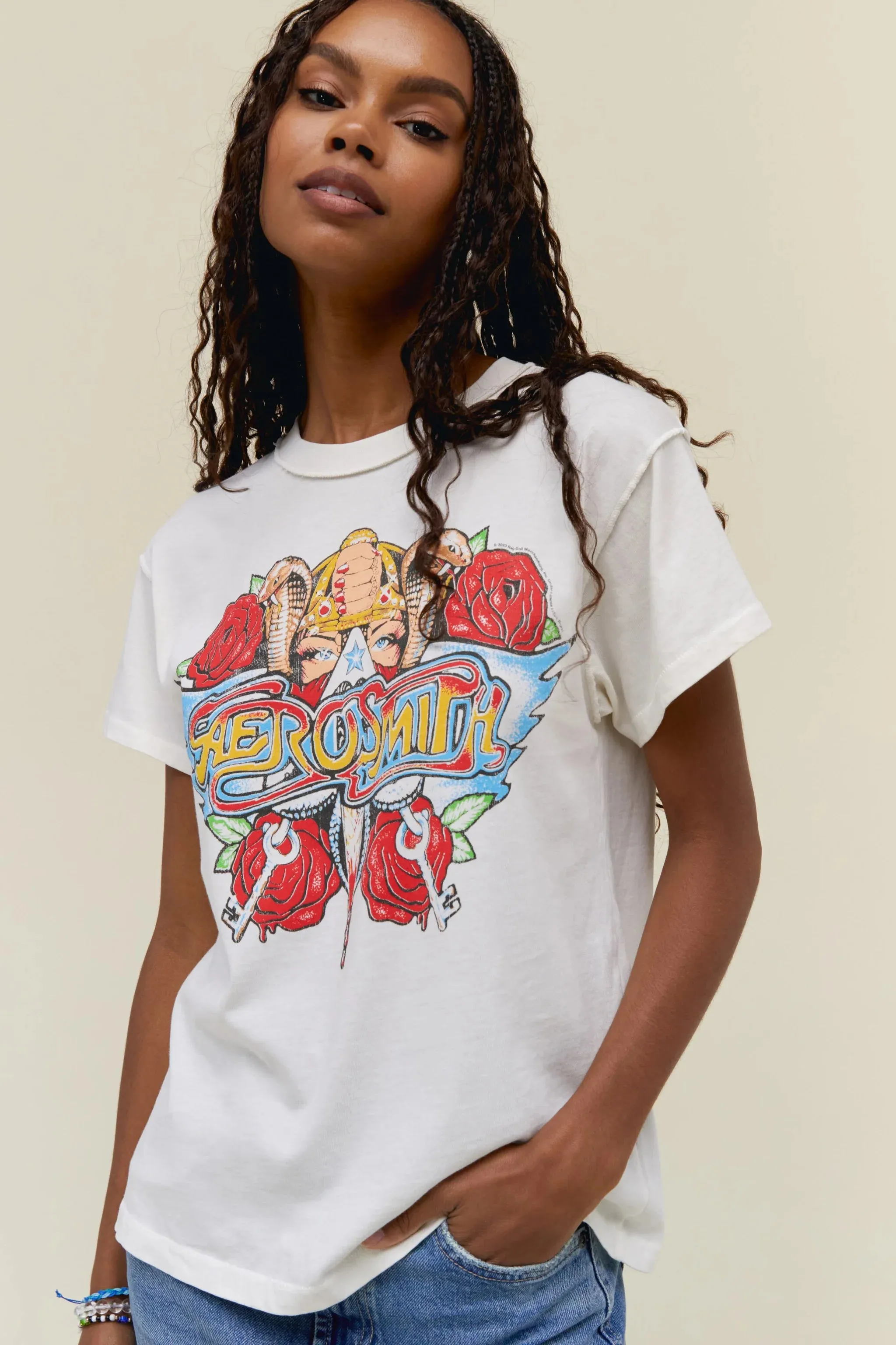 Aerosmith Permanent Vacation Reverse Tour Tee