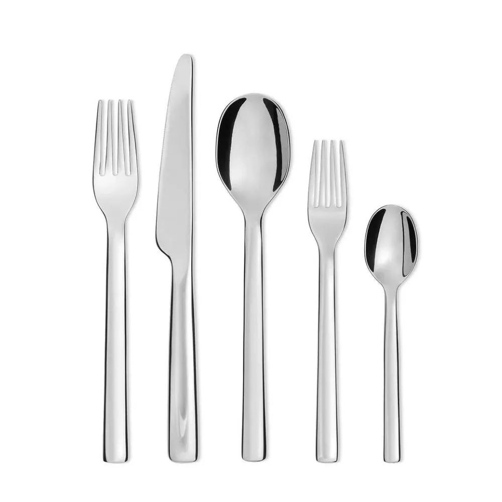 Alessi REB09S5 Ovale cutlery set 5 pieces in steel