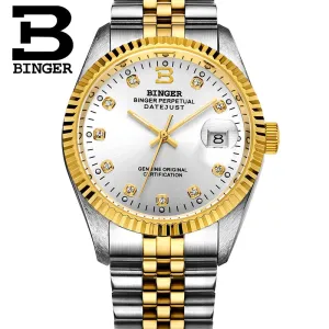 Binger Swiss Striped Mechanical Men's Watch B 552 M