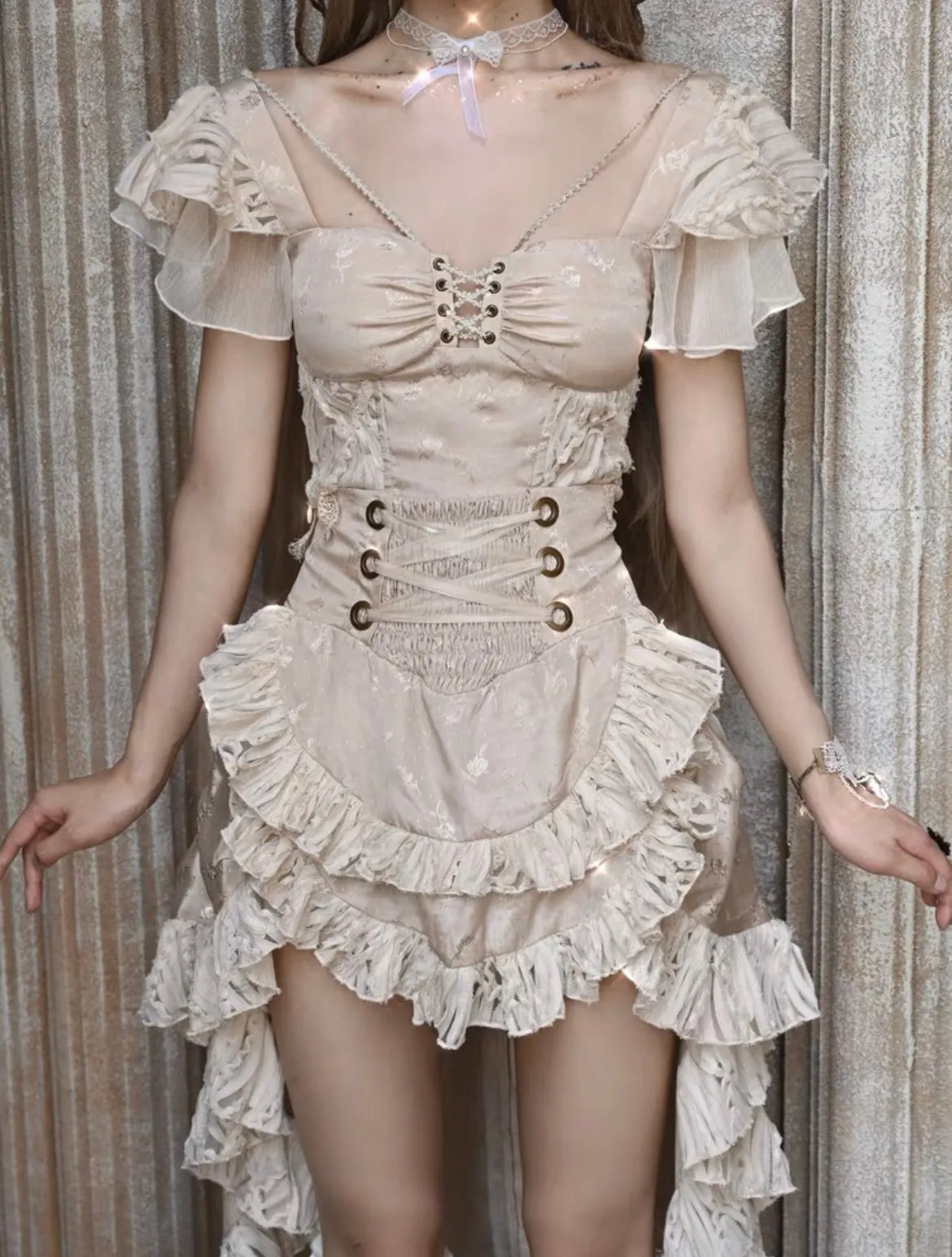 [Blood Supply]Regal Ballet Lace & Tulle Set