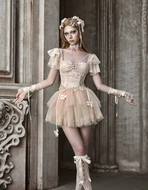 [Blood Supply]Regal Ballet Lace & Tulle Set