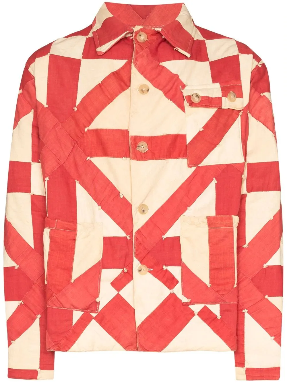 Bode Asterix Print Jacket