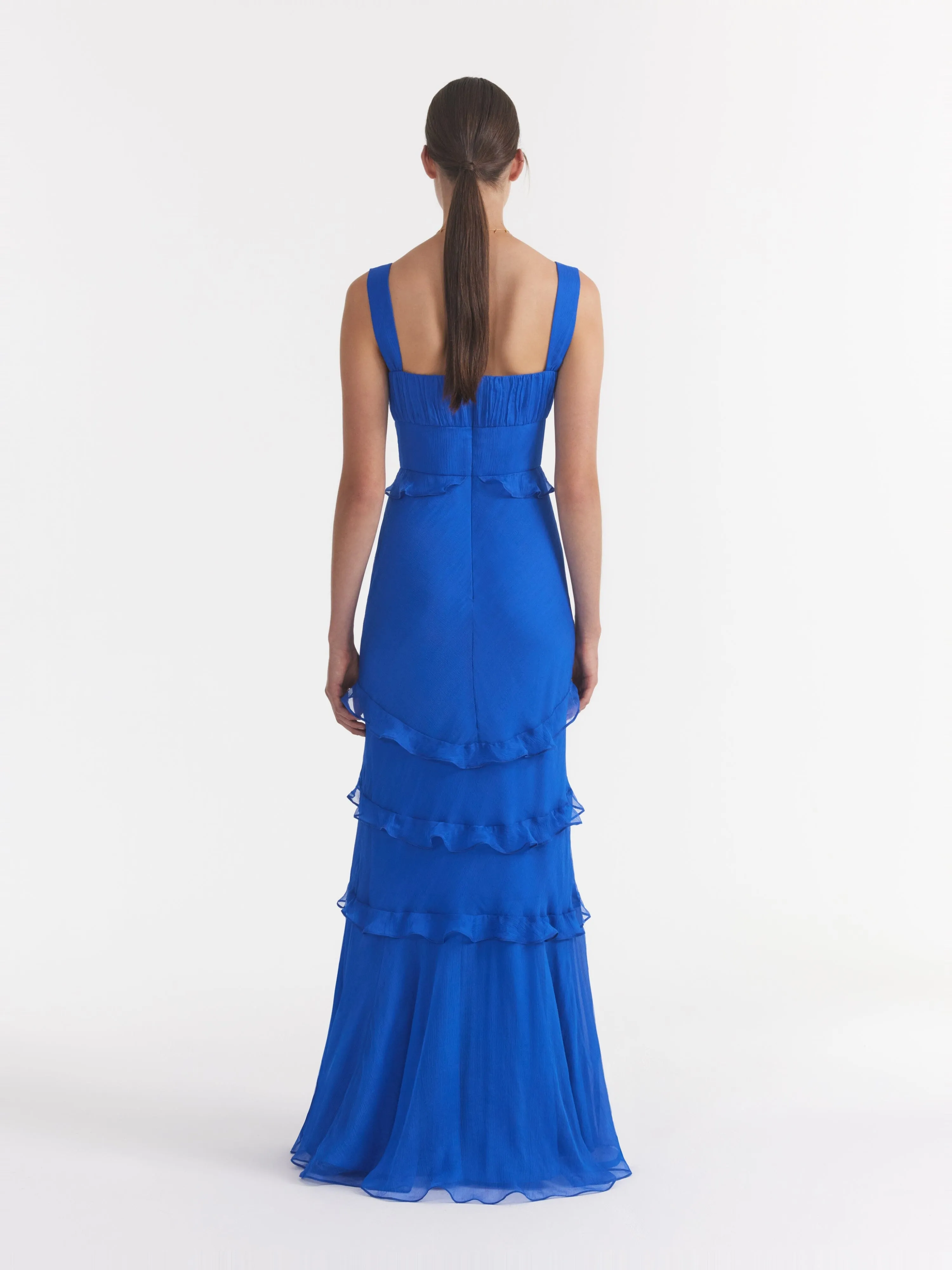 Chandra Dress in Lapis Blue