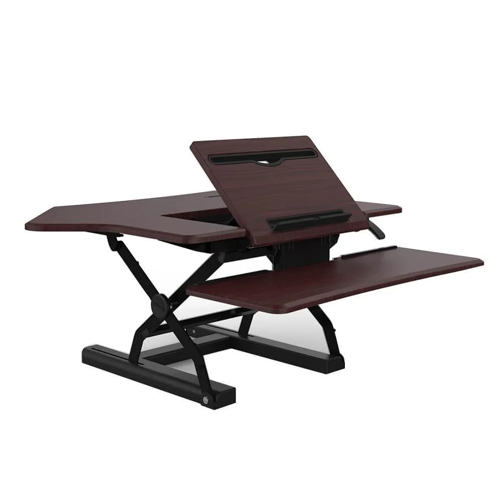 Charge & Stand 36″ Ergonomic Desk Riser with USB