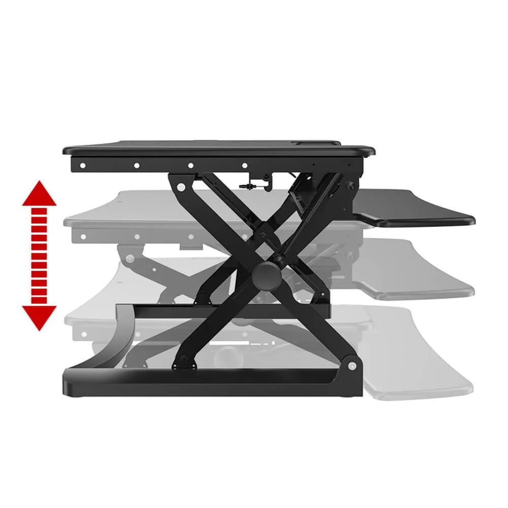 Charge & Stand 36″ Ergonomic Desk Riser with USB