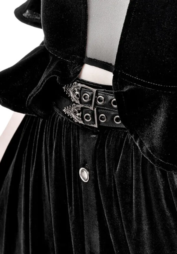 Crypt Velvet | MIDI SKIRT*