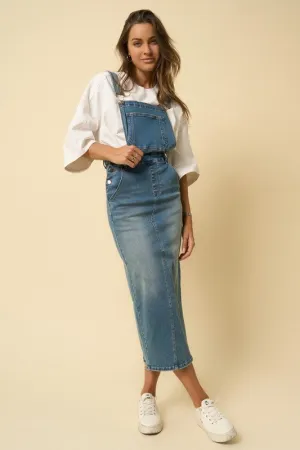 Denim Lab USA OVERALL LONG SKIRT