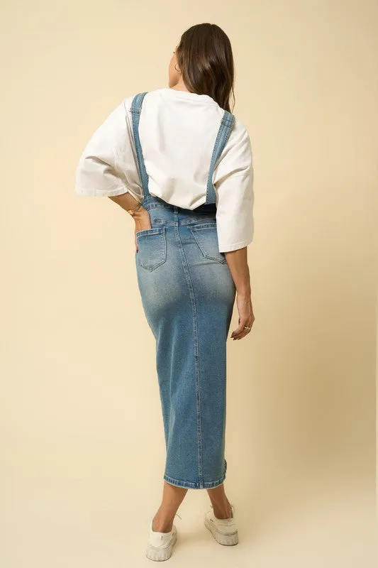 Denim Lab USA OVERALL LONG SKIRT