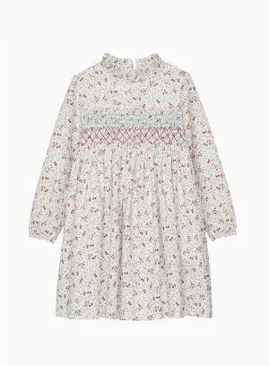 Edie Floral Frill Collar Dress