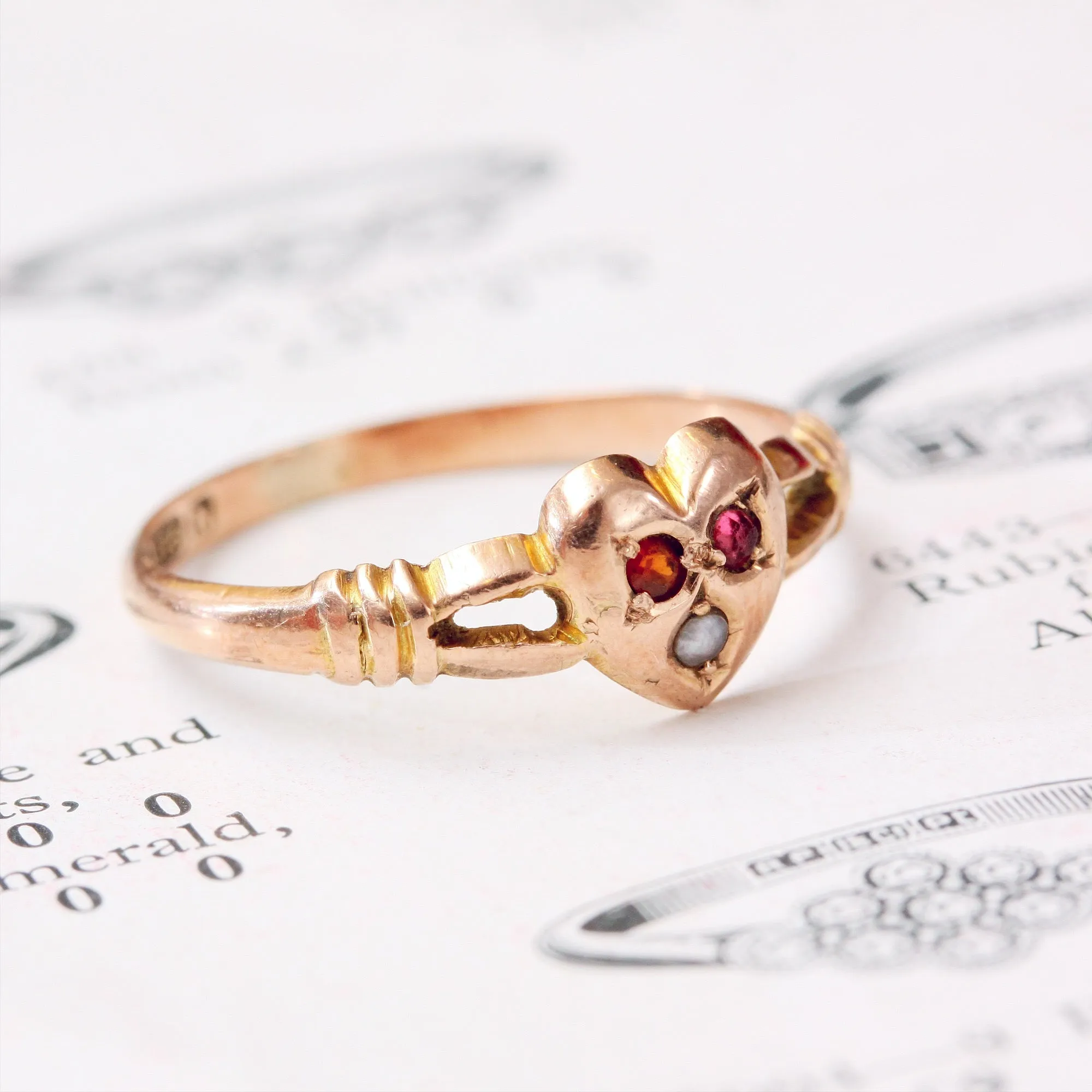 Enchanting Date 1896 Sweetheart Ring