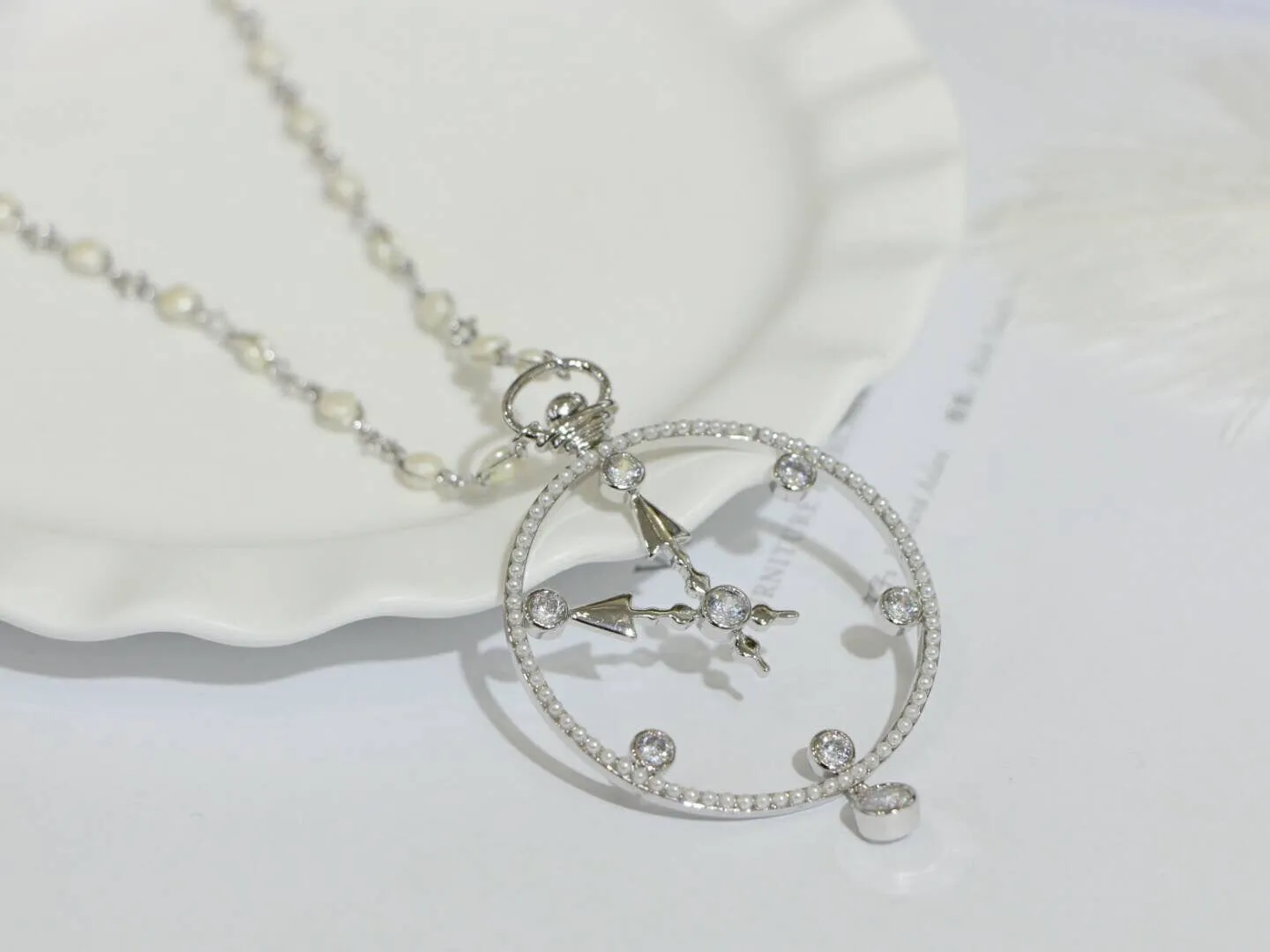 Eternal Timeless Clock Necklace