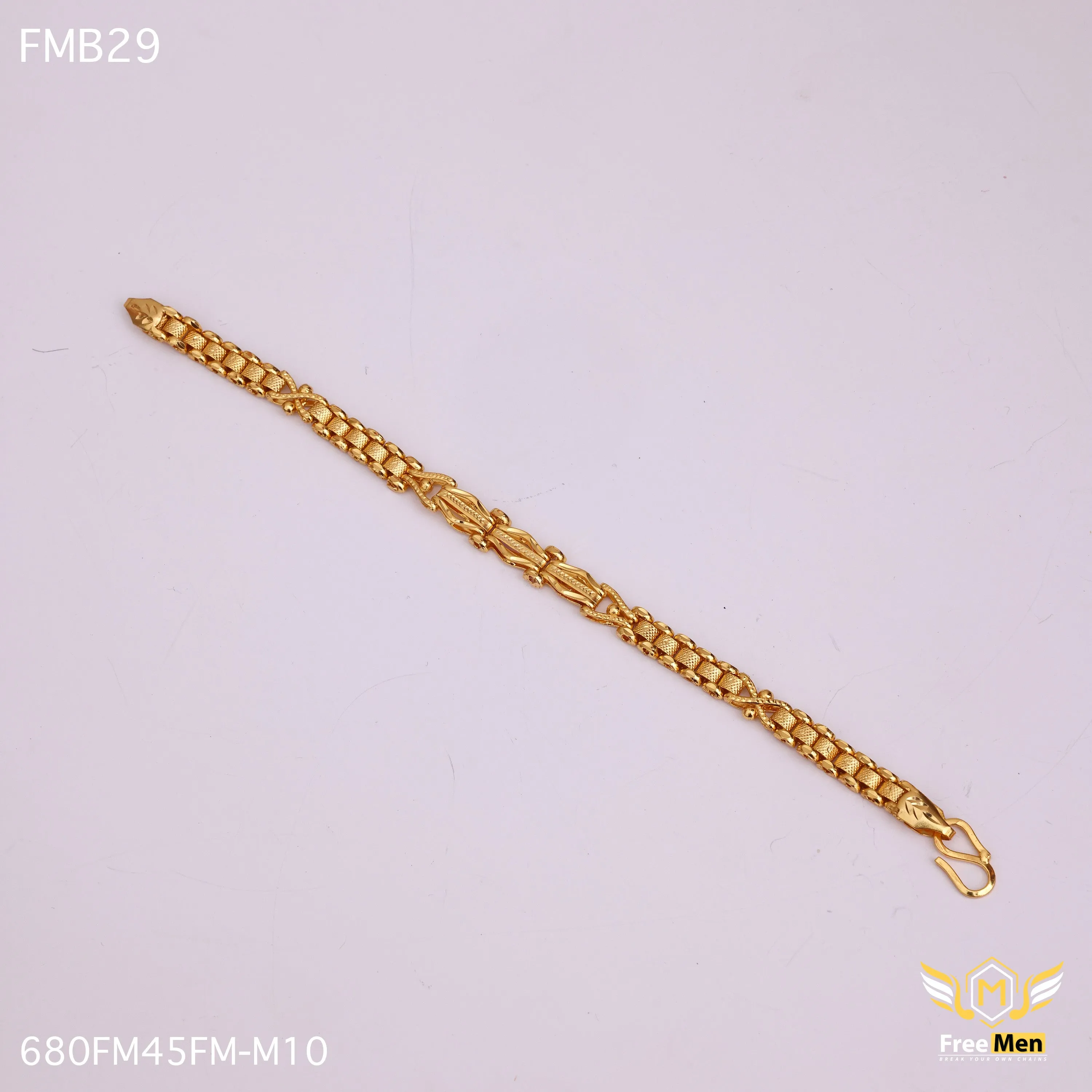 Freemen Delicate X Shape Design Bracelet for Men - FMB29