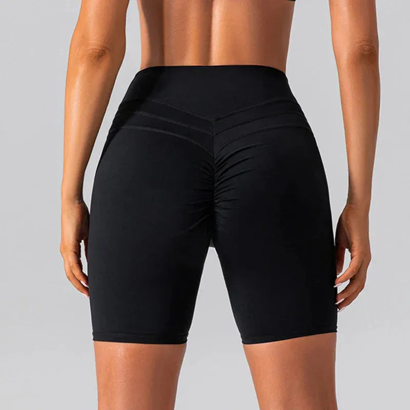 Hearuisavy Running Buttock Lift Yoga Clothes Sports Short