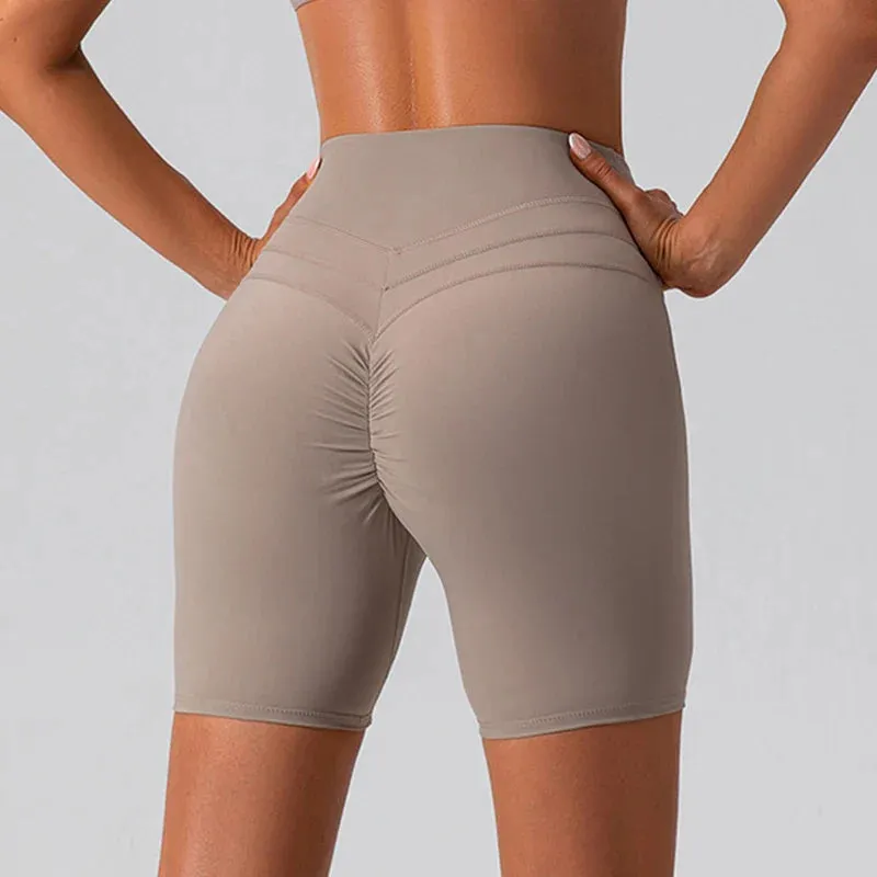 Hearuisavy Running Buttock Lift Yoga Clothes Sports Short