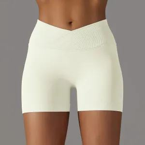 High Waist Soft Breathable Fabric Sports Short