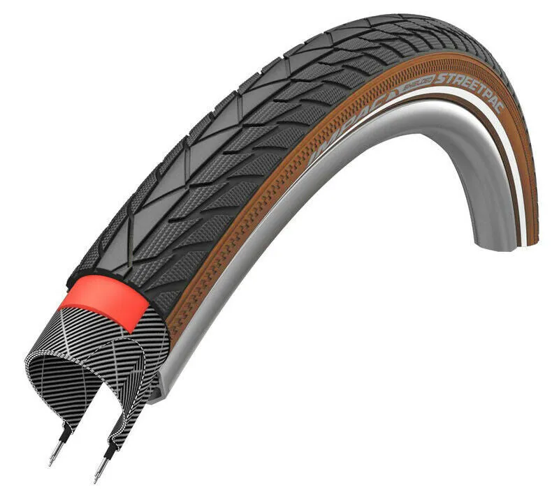 Impac Streetpac 700 x 45c TwinSkin Reflective Tyre - Brown