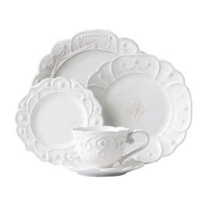 Jardins du Monde 5pc Place Setting - Whitewash