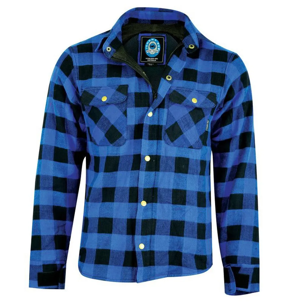 Johnny Reb 'waratah' Plaid Protective- Shirt JRS10002