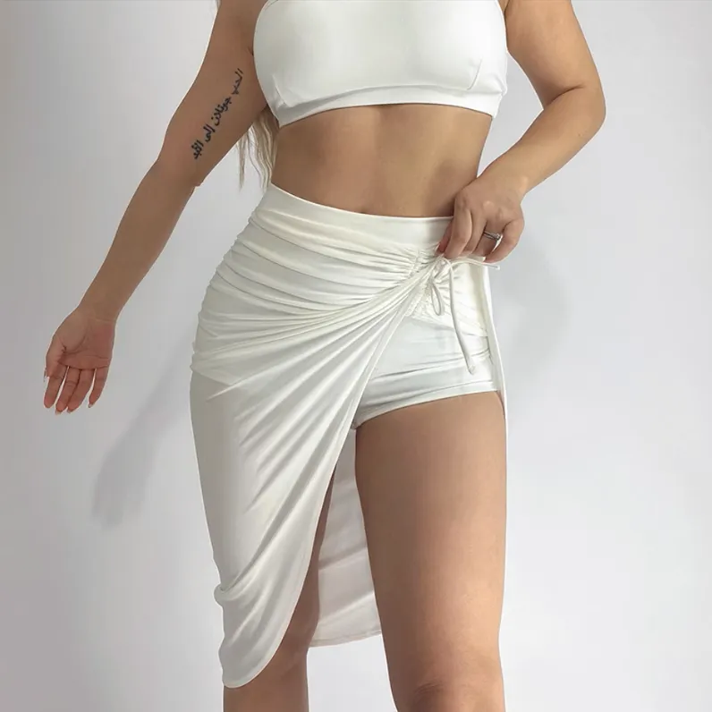 La Fitwear Skirt & Short Party Fair  White