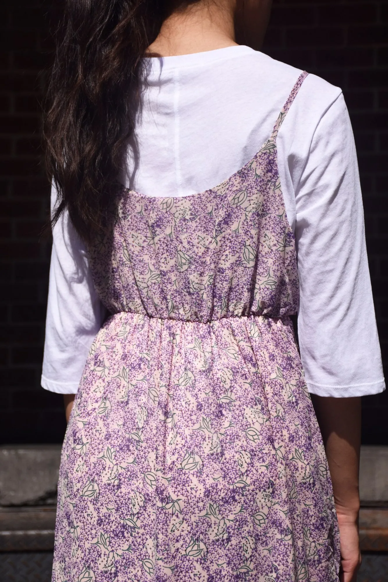 Lavender Chiffon Dress