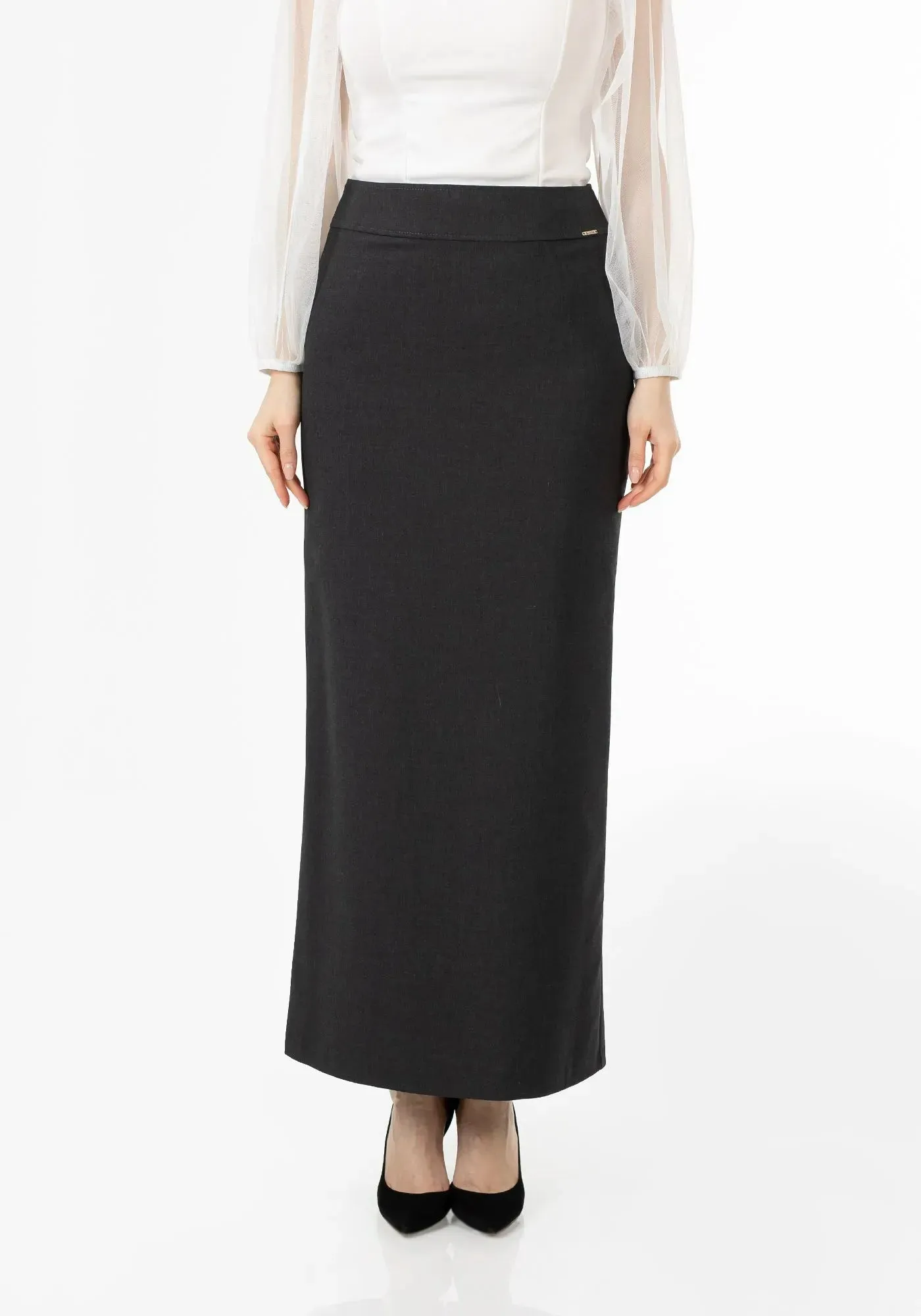 Maxi Back Slitted Pencil Skirt