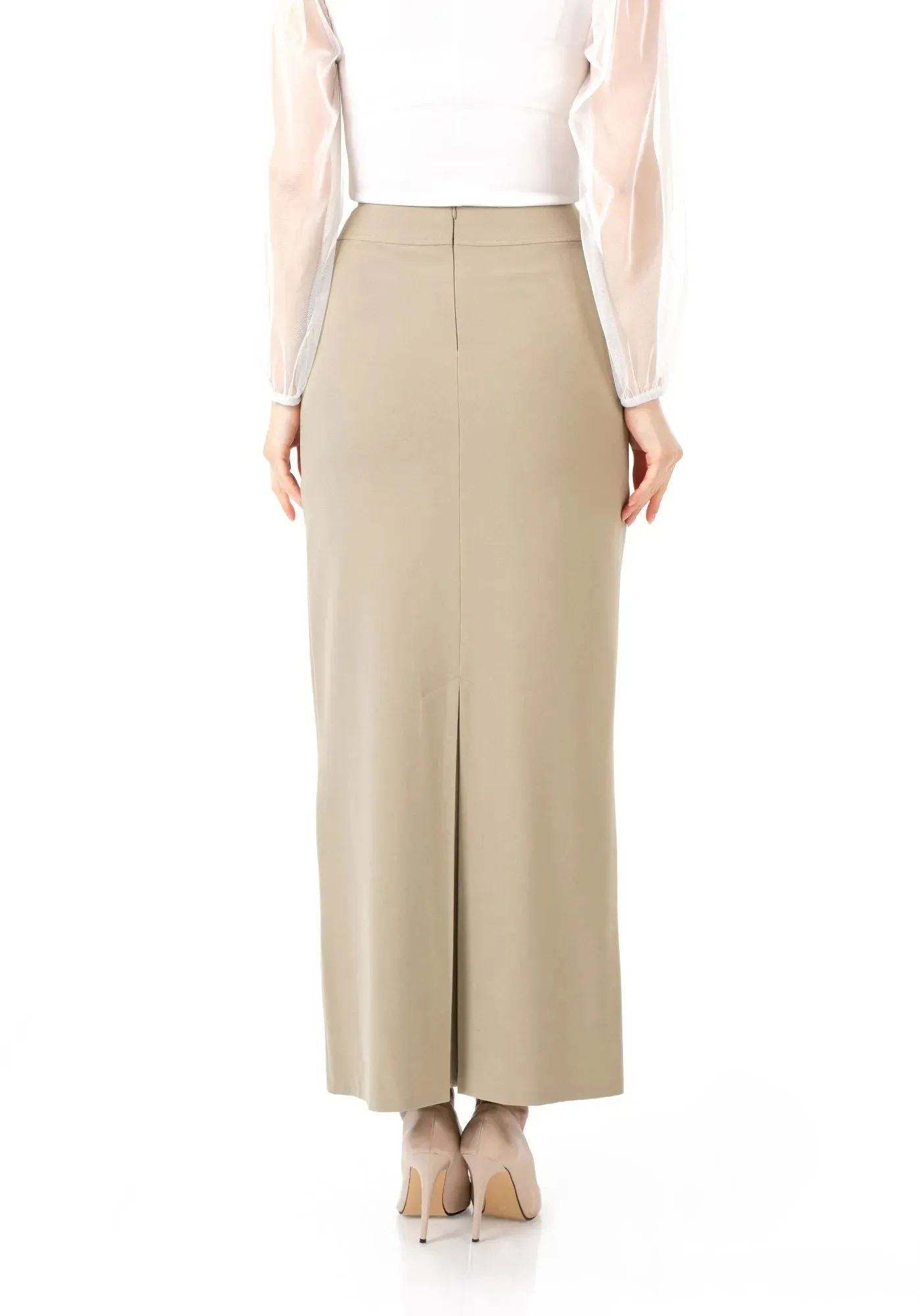 Maxi Back Slitted Pencil Skirt