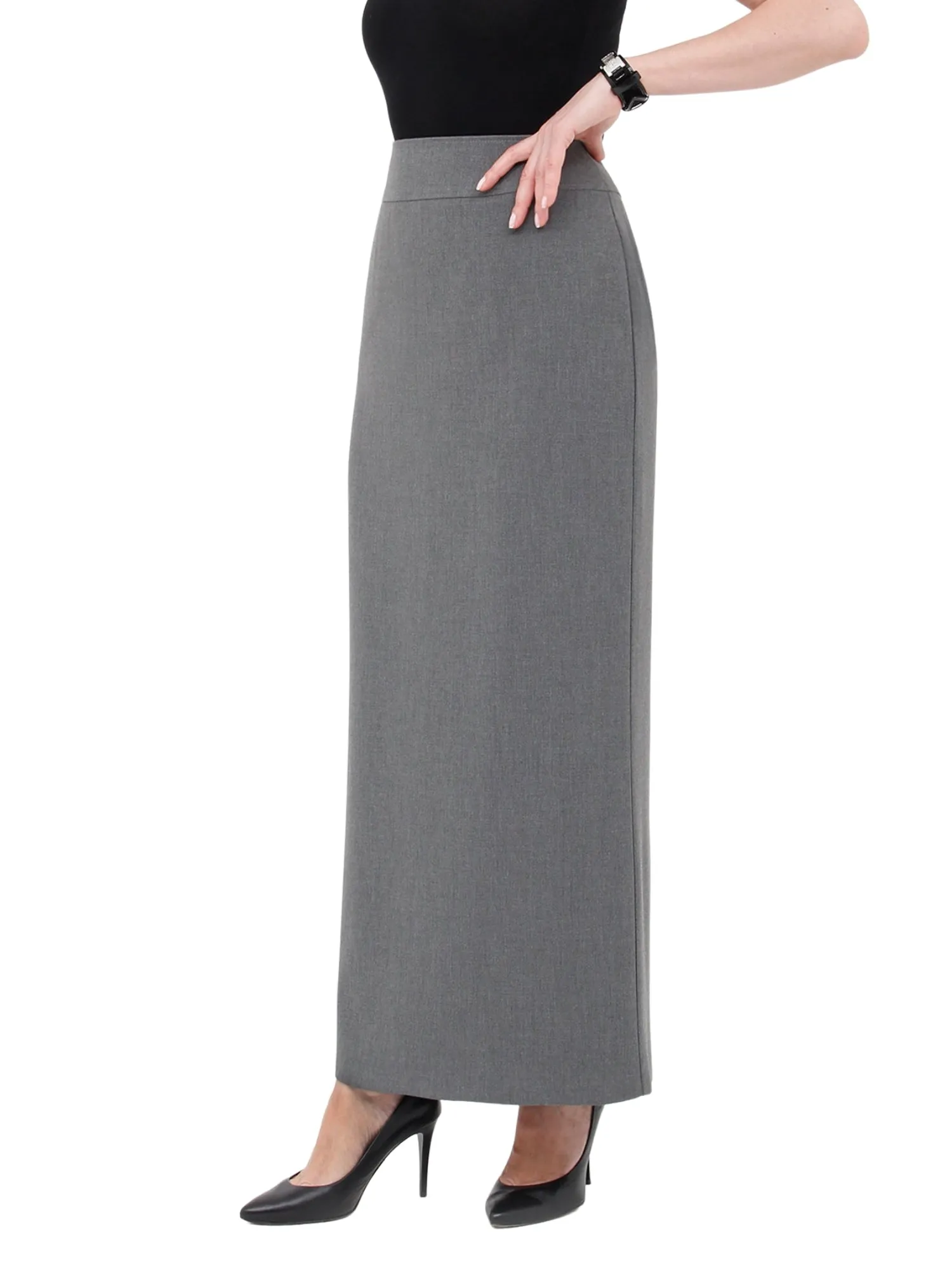 Maxi Back Slitted Pencil Skirt