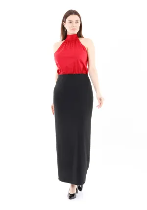 Maxi Back Slitted Pencil Skirt