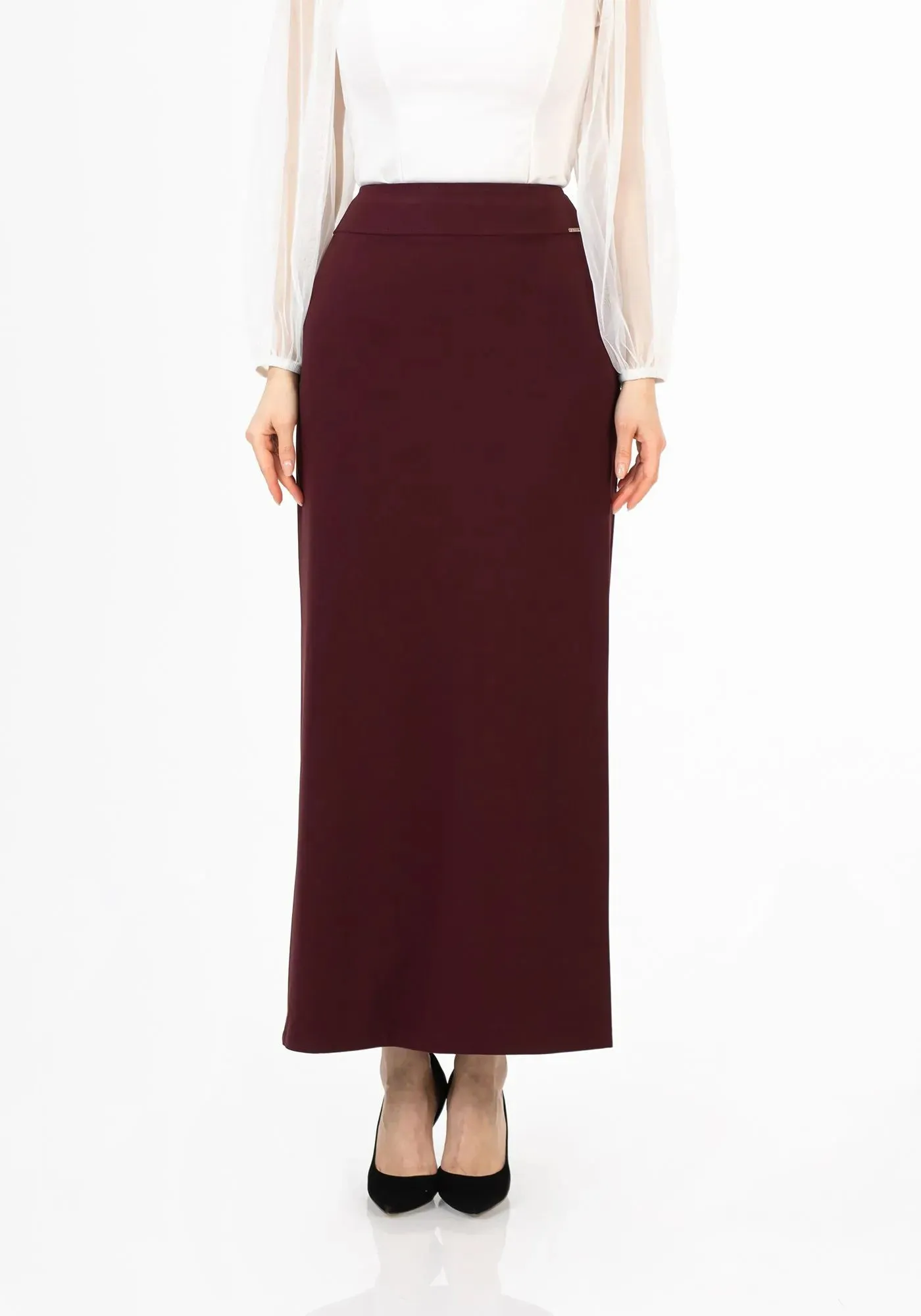 Maxi Back Slitted Pencil Skirt