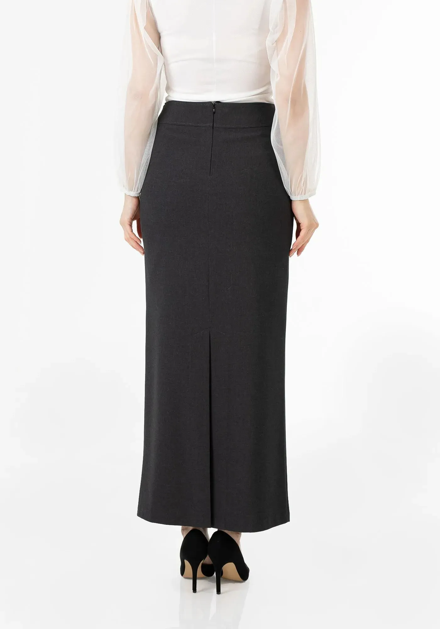 Maxi Back Slitted Pencil Skirt