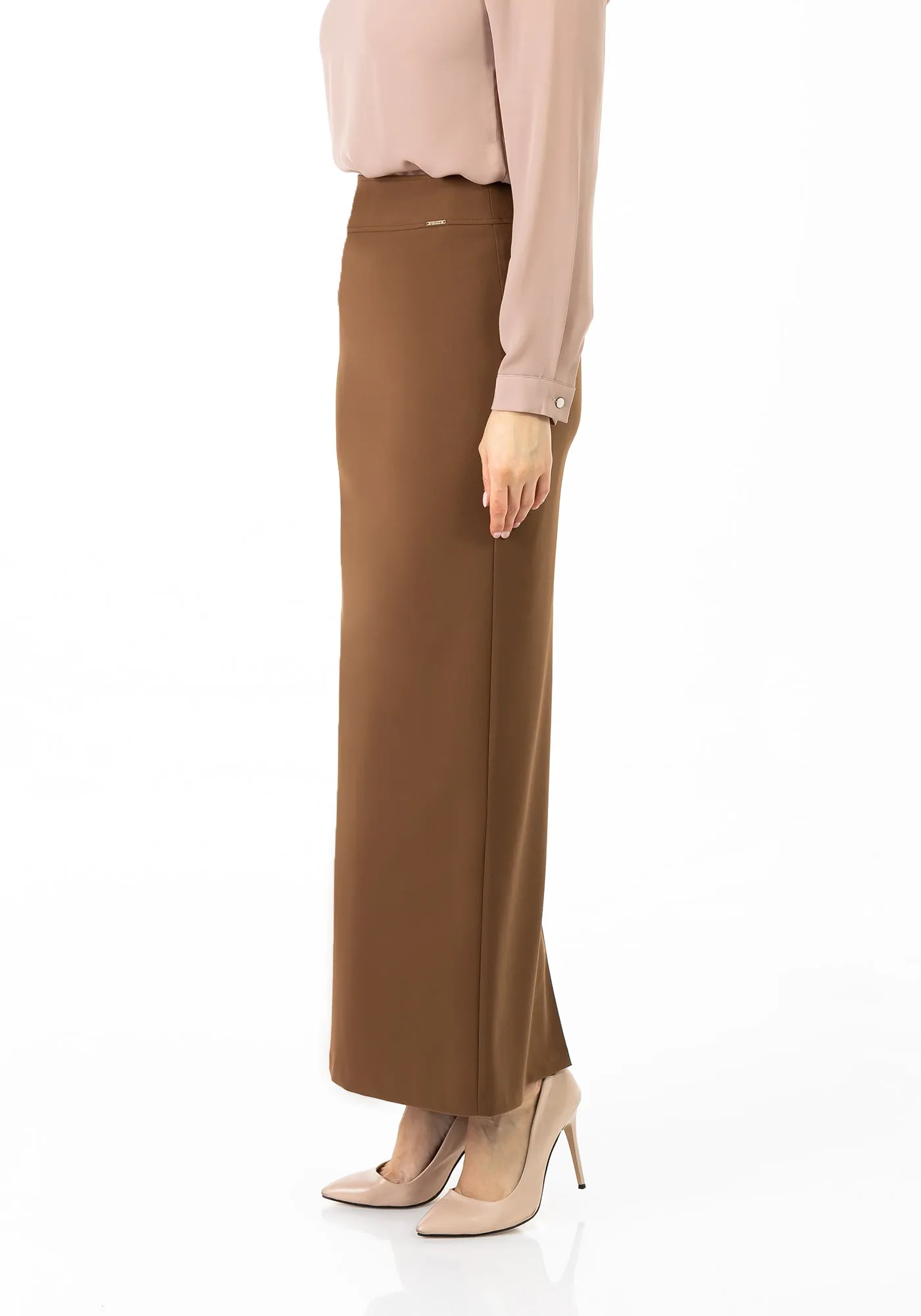 Maxi Back Slitted Pencil Skirt