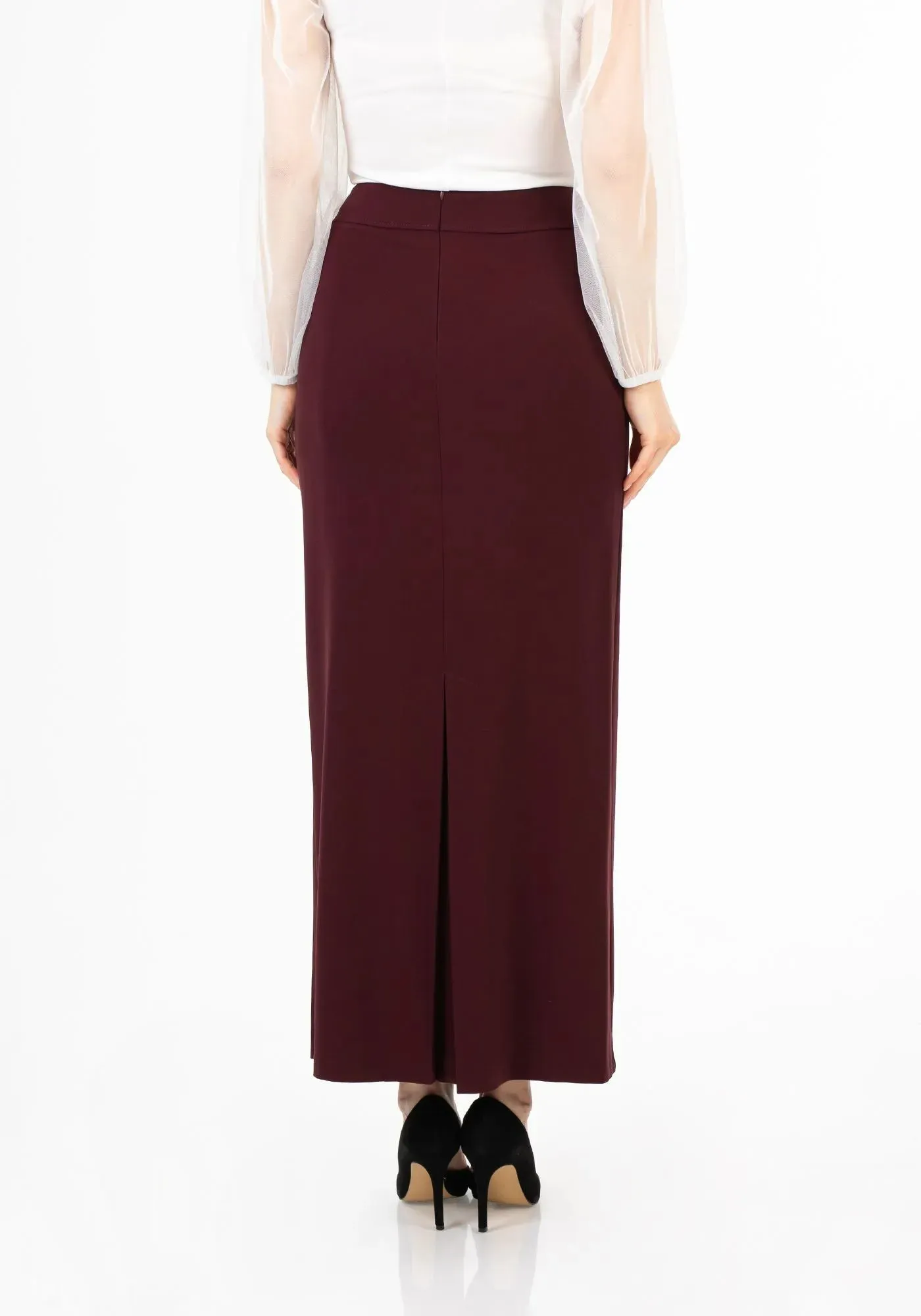 Maxi Back Slitted Pencil Skirt