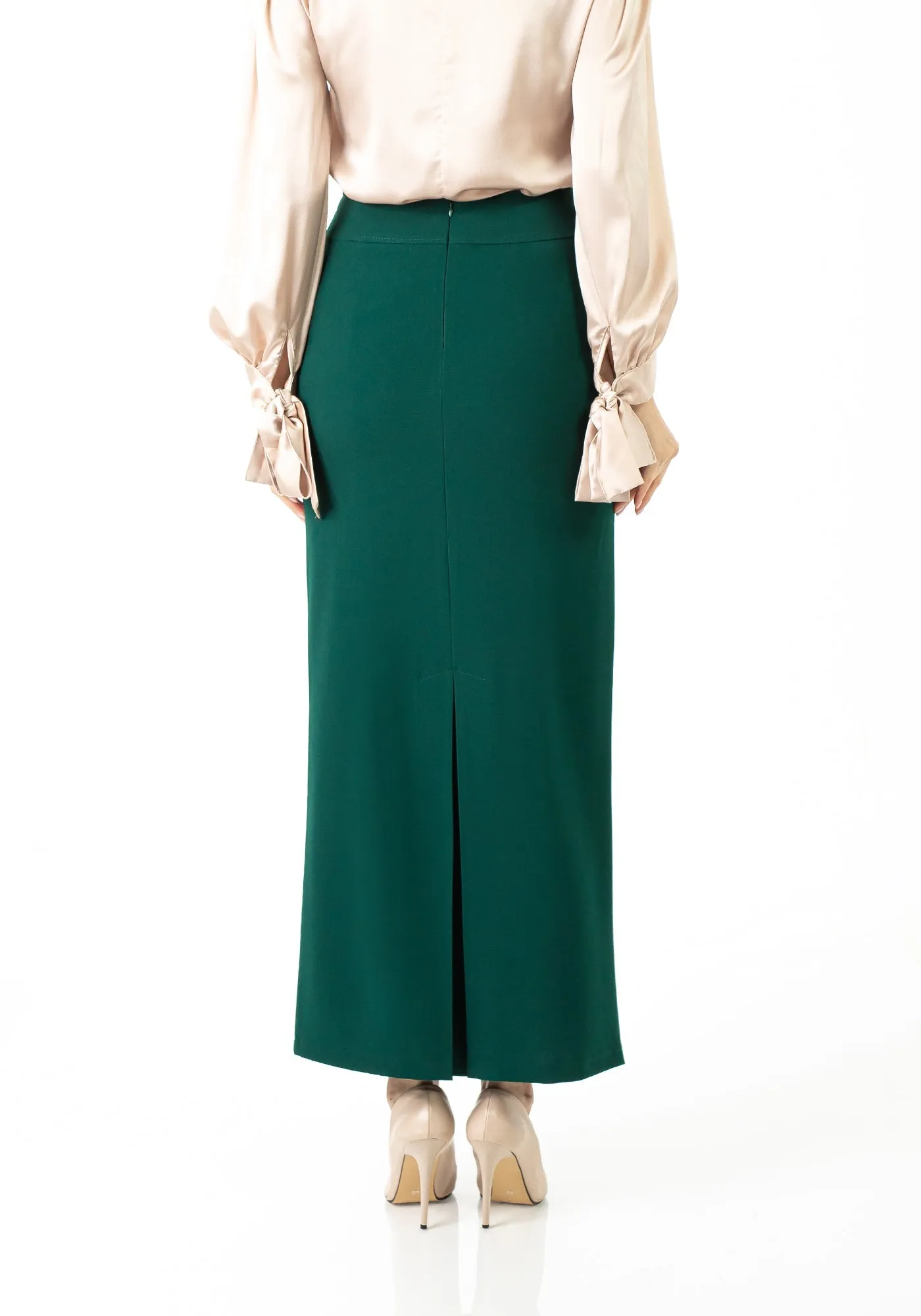 Maxi Back Slitted Pencil Skirt