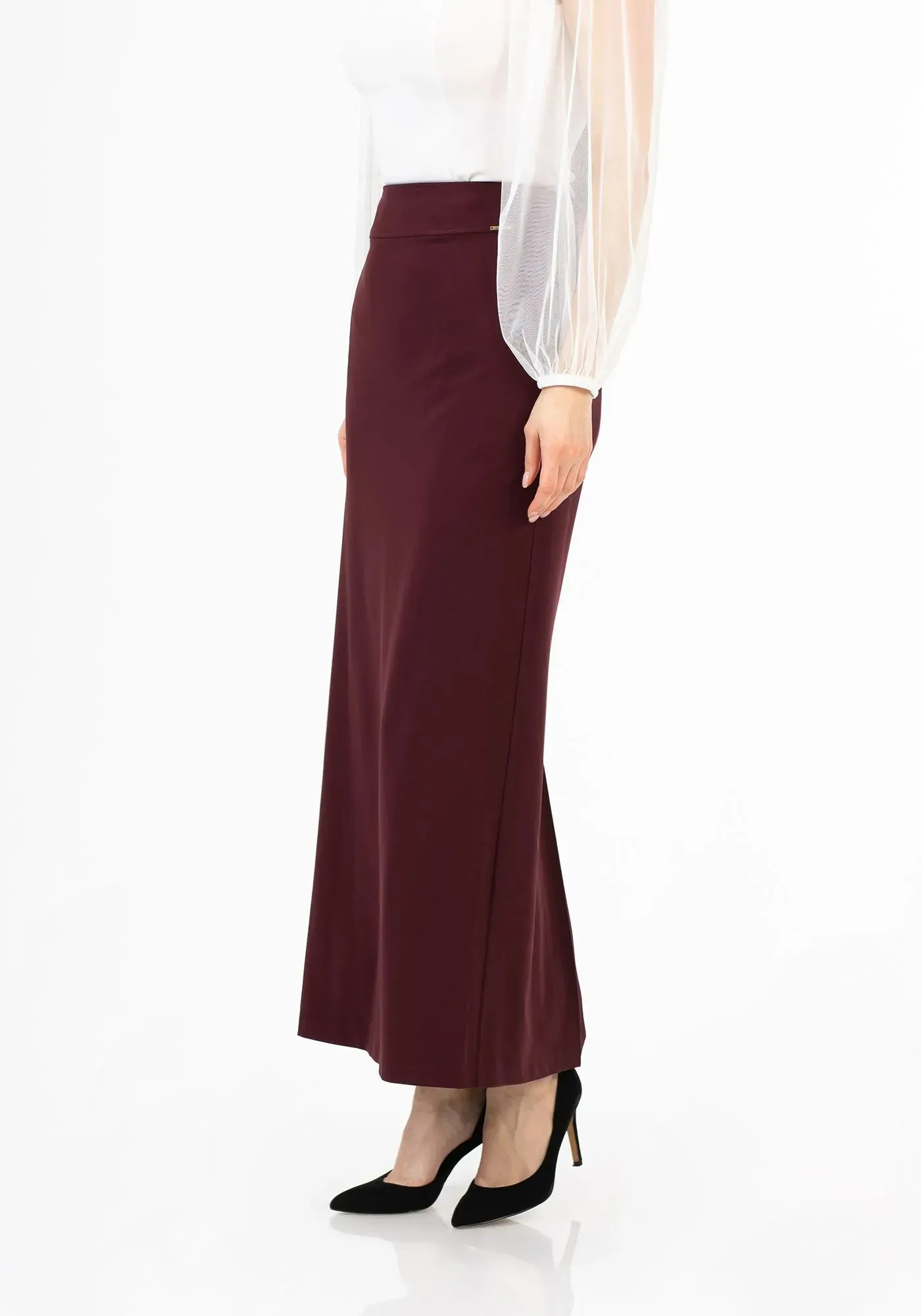 Maxi Back Slitted Pencil Skirt