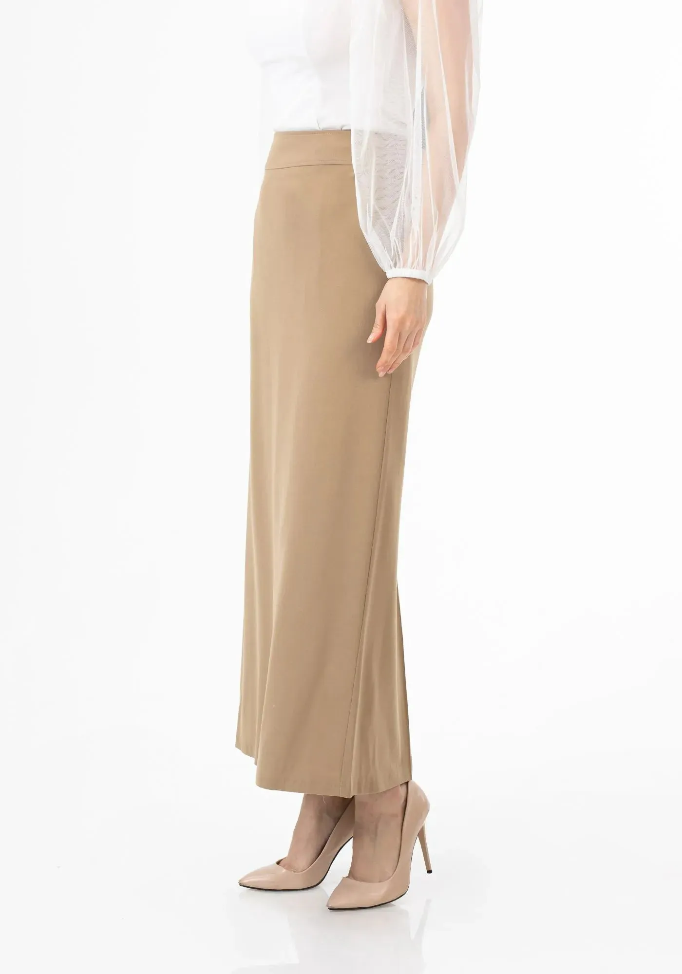 Maxi Back Slitted Pencil Skirt