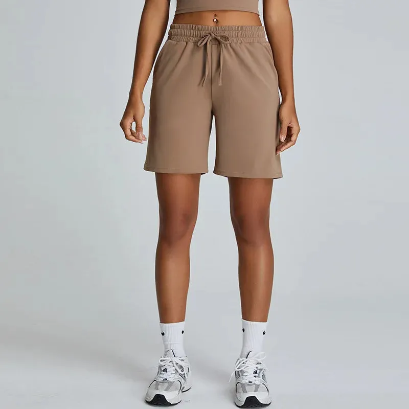 Summer Casual Stretchy Straight Leg SweatShorts Sports Short