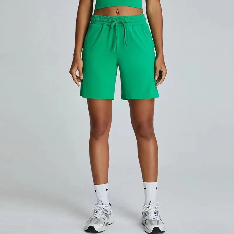 Summer Casual Stretchy Straight Leg SweatShorts Sports Short