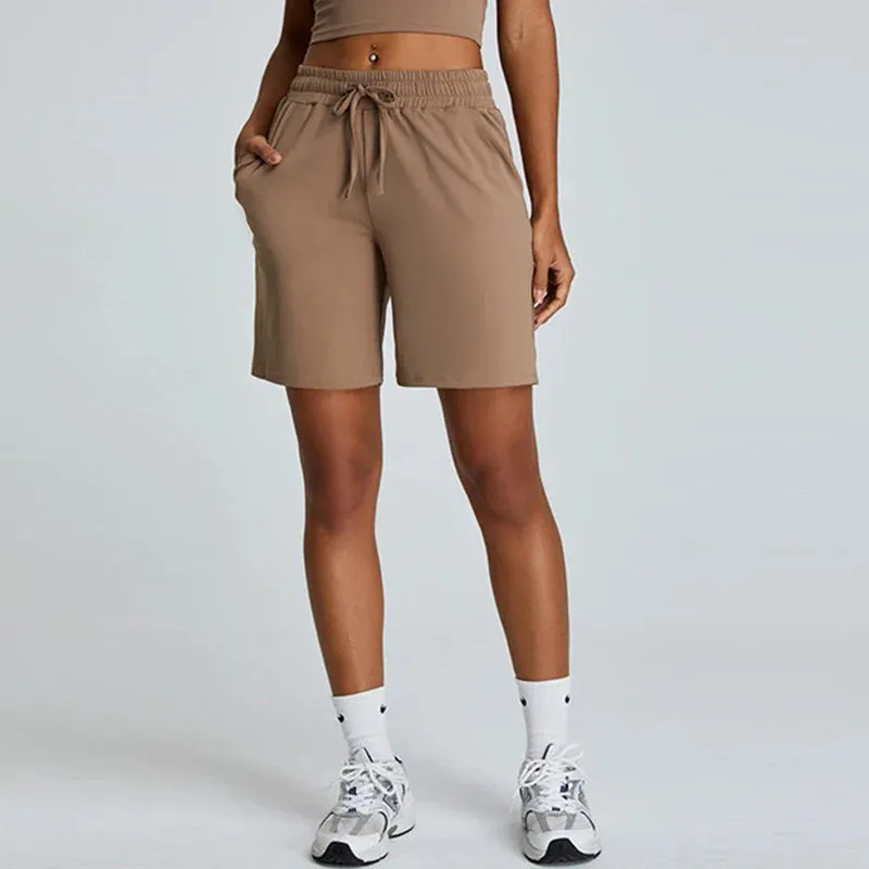 Summer Casual Stretchy Straight Leg SweatShorts Sports Short