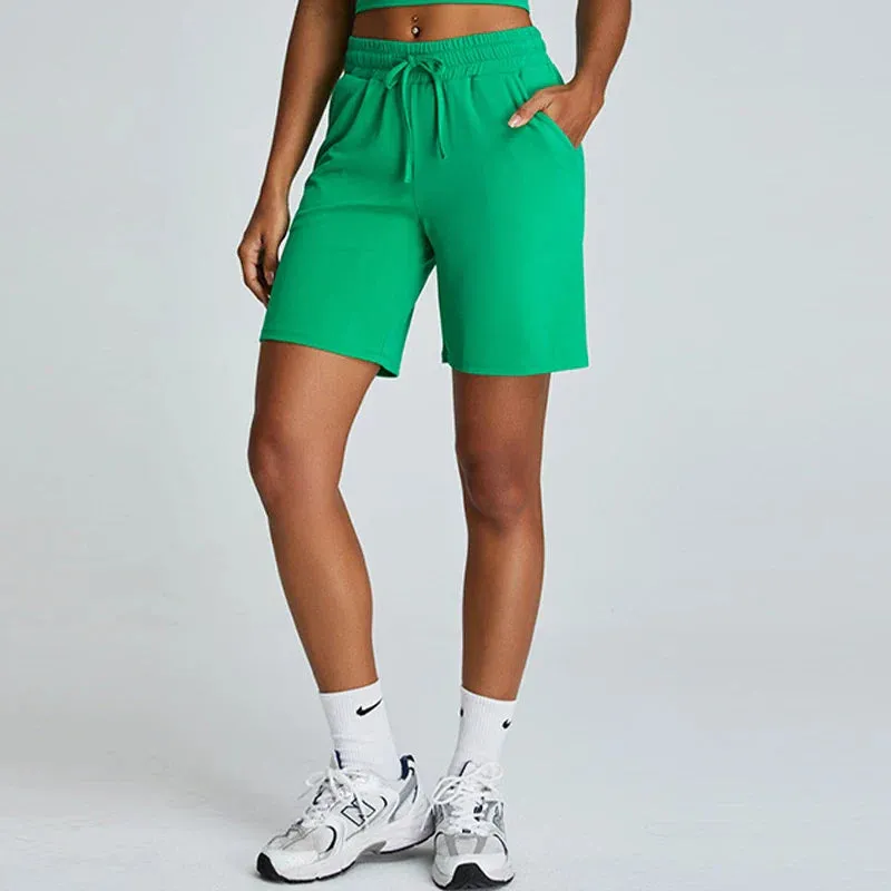 Summer Casual Stretchy Straight Leg SweatShorts Sports Short