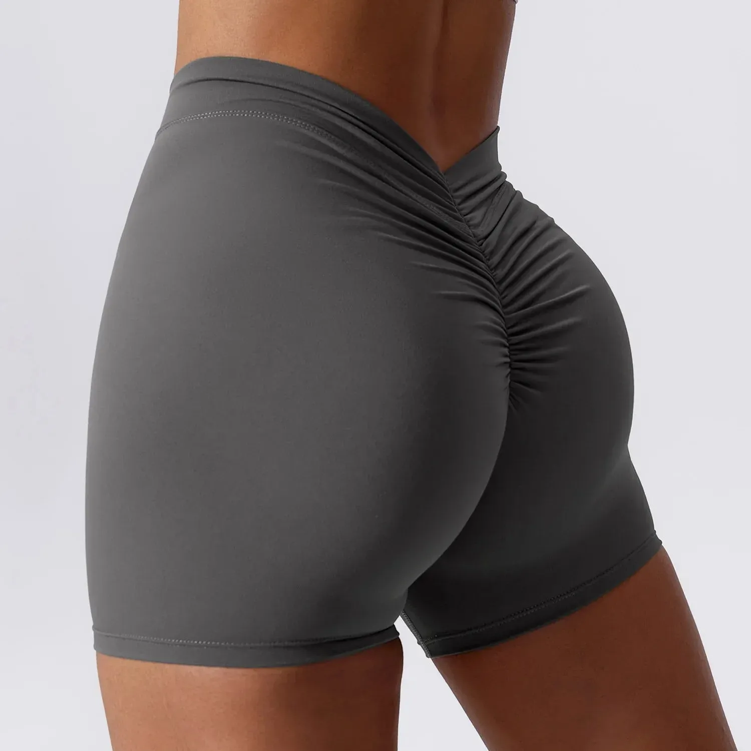 Summer V Back Scrunch Butt Gym Leggings Yoga Pants Sports Short