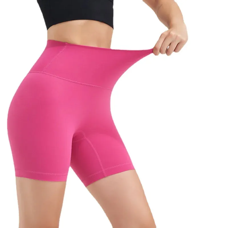 Twisted Pattern Tight Fitness Running Yoga Sports Short for Women