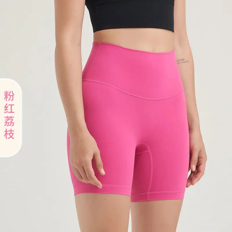 Twisted Pattern Tight Fitness Running Yoga Sports Short for Women