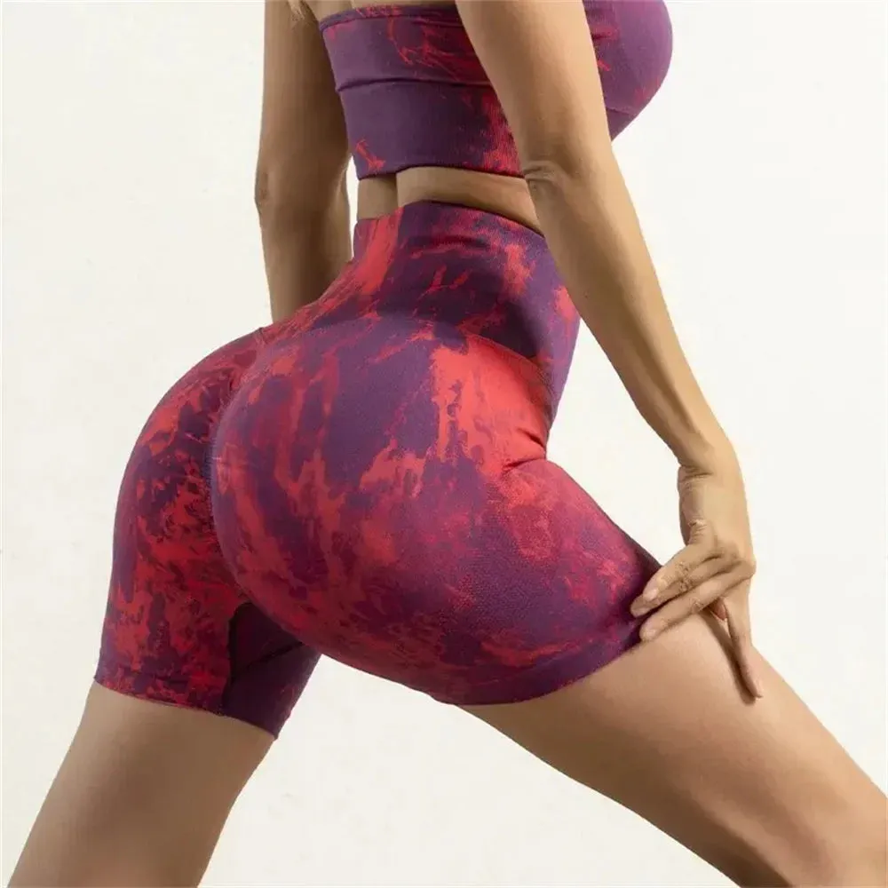 Women's High Waist Peach Seamless Naked Quick-drying Fitness Yoga Sports Short