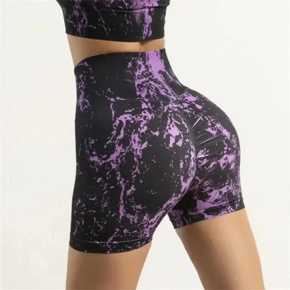 Women's High Waist Peach Seamless Naked Quick-drying Fitness Yoga Sports Short