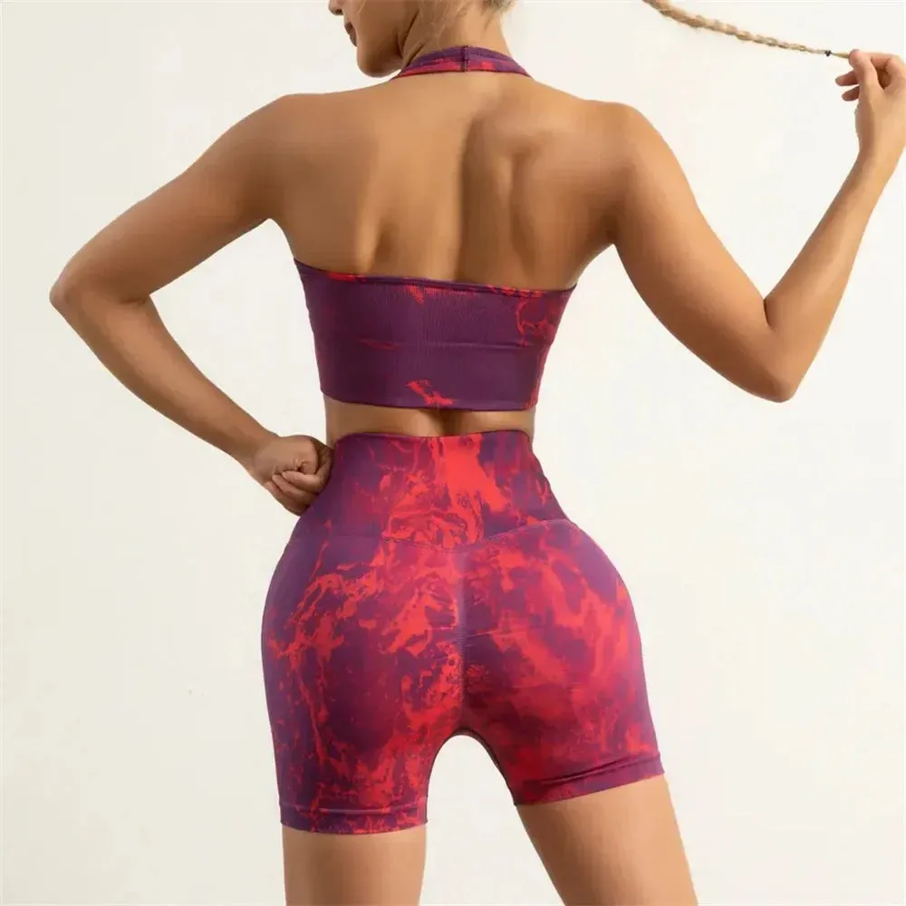 Women's High Waist Peach Seamless Naked Quick-drying Fitness Yoga Sports Short